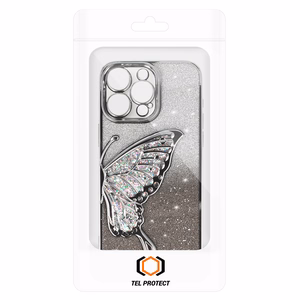 Tel Protect Butterfly vandens dėklas telefonui Iphone 13 Pro sidabrinis