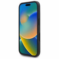 Karl Lagerfeld Hot Stamp MagSafe iPhone 16 Plus dėklas - juodas