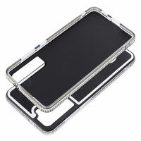 TEDDY BEAR dėklas telefonui SAMSUNG S24 sidabrinis