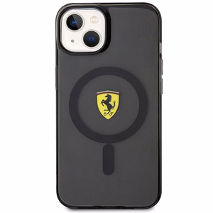 Ferrari FEHMP14MURKK iPhone 14 Plus 6.7" juodas/juodas kietas dėklas Translucent Magnetinis