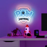 Hanging neon LED Paw Patrol on plexiglass - Logo OW-130146