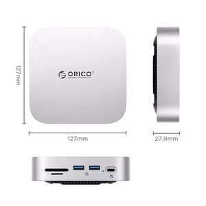 "Orico MiniLink 9-in-1" doko stotis su kietojo disko įkrova - sidabrinė