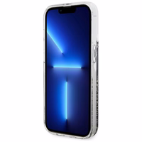 Guess GUHCP14LLCSGSGK iPhone 14 Pro 6.1" juodas kietas dėklas telefonui su skystu blizgučiu marmurinis