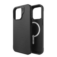 ZAGG Luxe Snap dėklas su MagSafe iPhone 15 Pro Max - juodas