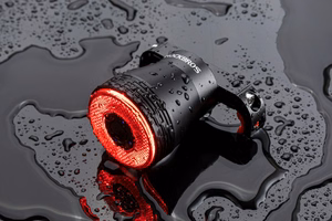Rockbros Q5 galinis dviračio žibintas su Intelligent Stop System - juodas