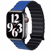 Beline Dirželis Apple Watch Magnetic Pro 42/44/45/49mm juodas/mėlynas