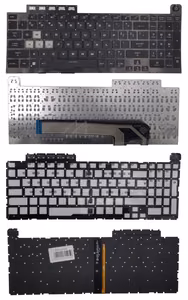 Klaviatūra ASUS FA506, FA706, US, su RGB pašvietimu