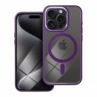 COLOR EDGE MAG COVER dėklas telefonui suderinamas su Magnetiniu IPHONE 15 Pro violetinė
