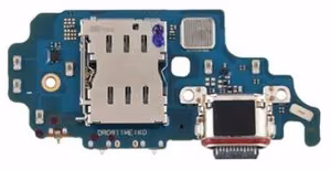 Lanksčioji jungtis Samsung G998 S21 Ultra su įkrovimo kontaktu, mikrofonu, SIM lizdu originali (service pack)