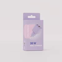 COLORUM wall įkroviklis USB-A + USB-C PD 30W CLS30-AC-09 xLavenda