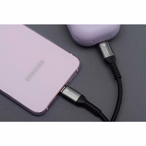 FORCELL F-ENERGY C257 kabelis USB A į Lightning 2,4A 12W Cafule 3 m juodas
