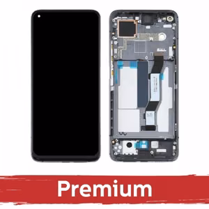 Ekranas skirtas Xiaomi Mi 10T / 10T Pro su rėmeliu / Cosmic Black / OEM