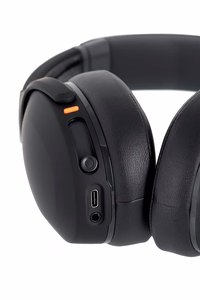 Skullcandy Crusher Evo ausinės laidinės ir belaidės ant galvos skambučiams/muzikai USB Type-C Bluetooth juodos