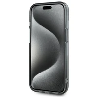 Karl Lagerfeld KLHMP15SHLSCHK iPhone 15 6.1" juodas kietasis dėklas IML Metal Choupette Head Magnetinis (MagSafe)