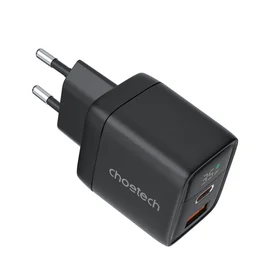 Įkroviklis Choetech PD6052 35W USB-C/USB-A juodas