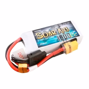 „Gens Ace“ G-Tech Soaring 1000 mAh, 11,1 V, 30C, 3S1P LiPo akumuliatorius