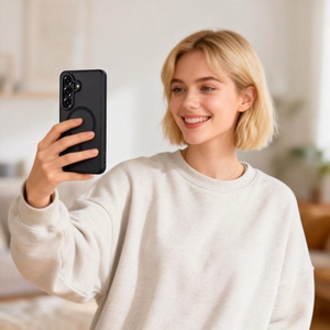 Tech-Protect MagCam MagSafe Dėklas for Samsung Galaxy S26+ - Matinis juodas