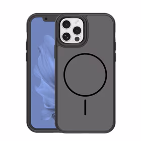 Frame Thin Mag dėklas for iPhone 12 / 12 Pro 6,1" juodas