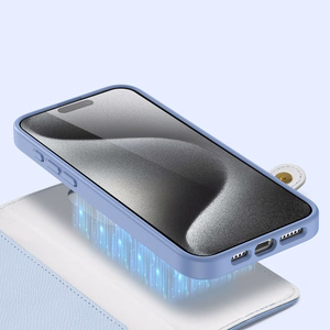 Dux Ducis Lawa odinis dėklas telefonui iPhone 15 Pro - mėlynas