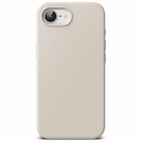 Ringke Silikoninis Magsafe iPhone 16e dėklas - smėlio