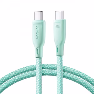 USB Кабель Joyroom "SA34-CC3" зелёный "Type-C / Type-C" 100см (до 60W)
