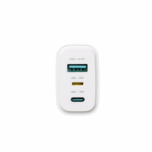 Joyroom JR-TG6 GaN 30W sieninis įkroviklis baltas