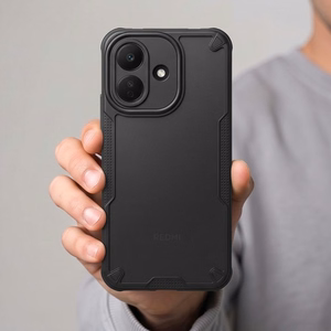 Tech-Protect Rugged Shield Case for Xiaomi Redmi Note 17 Pro 5G - Matte Black