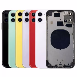 Galinis dangtelis skirtas iPhone 11 su visu korpusu / White / OEM