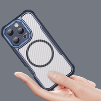 Leading Series MagSafe Silikoninis dėklas telefonui iPhone 16 Pro - mėlynas