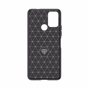 Carbon Case silikoninis dėklas telefonui Nokia C22 - juodas