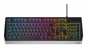 GENESIS Rhod 300 RGB klaviatūra Žaidimams USB QWERTY Anglų Juoda