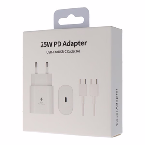 Įkroviklis Fast Charging TA800W 25W baltas + USB-C laidas OEM
