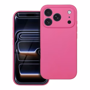 Dėklas telefonui silikoninis 2mm IPHONE 17 Pro rožinis