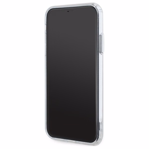 Karl Lagerfeld IML Metalinė Choupette galva MagSafe dėklas iPhone 11 - baltas