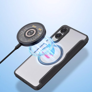 Чехол-кошелёк Dux Ducis Skin X Pro совместимый с MagSafe для Samsung S25 Edge чёрный