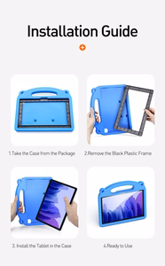 Dėklas Dux Ducis Panda Samsung X200/X205 Tab A8 10.5 2021 mėlynas