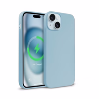 Crong Color Cover Magnetic - iPhone 15 MagSafe dėklas (mėlynas)