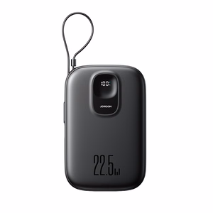 Išorinė baterija Power Bank Joyroom JR-PBF18 22.5W with Lightning cable 10000mAh juoda