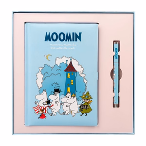 Moomins A5 užrašų knygelė su rašikliu