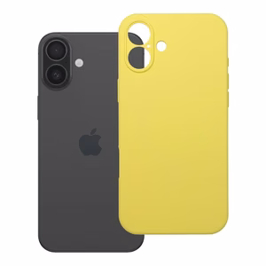 Silikoninis dėklas 2mm IPHONE 16 Plus suderinamas su Magnetine citrinų
