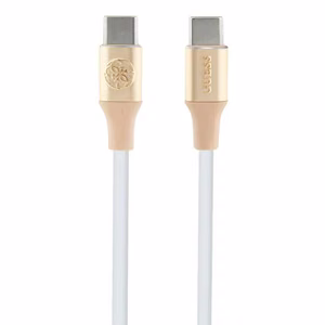 Guess Ebossed Logo кабель USB-C USB-C 1.5м быстрая зарядка - золотой