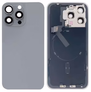 Baterijos dangtelis iPhone 15 Pro Max Natural su NFC originalus (Suporuojamas) (naudotas Grade A)