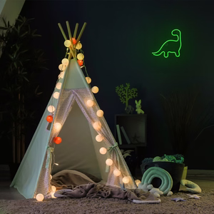 Neon LED Light DINOSAUR žalias NNE01 Neolia