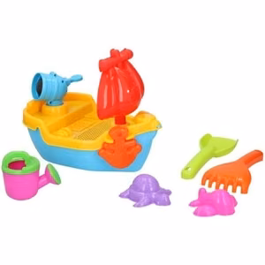 Eddy Toys Ship smėlio dėžės žaislų rinkinys, 10 vnt.