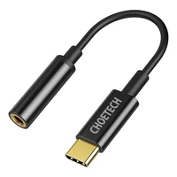 Adapteris Choetech AUX003 USB-C į 3.5mm garso lizdo adapteris (juodas)