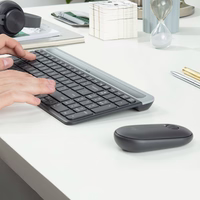 Logitech 920-009204 klaviatūra Pelė įskaityta Universalus Radijo dažnio belaidė QWERTY JAV tarptautinė versija Grafitas