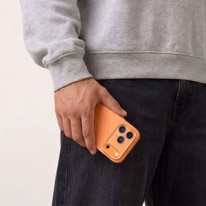 Tech-Protect Uniq MagSafe CC dėklas, skirtas iPhone 18 Pro Max / 17 Pro Max, oranžinis