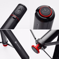 FORCELL F-GRIP F170XL automatinė asmenukių lazda su nuotolinio valdymo trikoju juoda