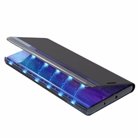 Naujas Sleep Case dėklas telefonui iPhone 16e su stovu - juodas