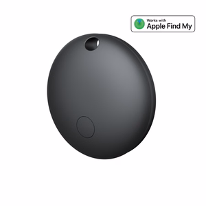 Setty lokatorius FindMy round TFO TAG 01 black + etui